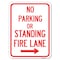 Signmission No Parking or Standing Fire Lane With Right Arrow Rust Proof Parking, A-1824-23682 A-1824-23682 - alternate 1